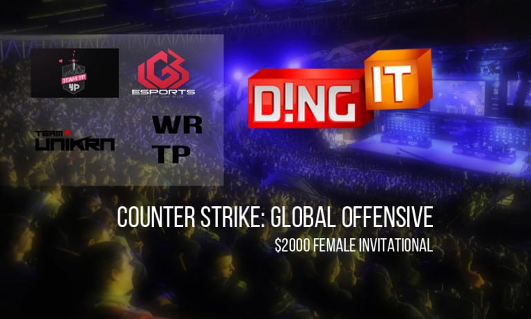 A $2,000 Invitational cup has been announced by DingIT for CS:GO female teams