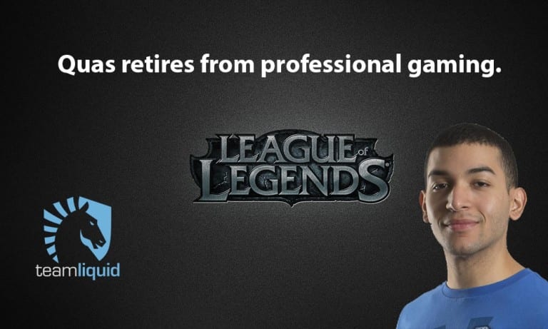 Quas retires from professional gaming after suspension from Team Liquid, reveals why was he suspended