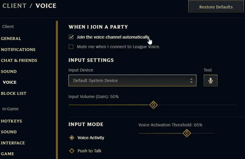 League of Legends voice chat china