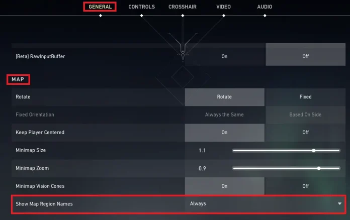 minimap settings valorant