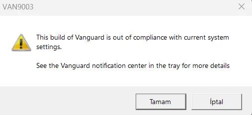 Vanguard Out of Compliance