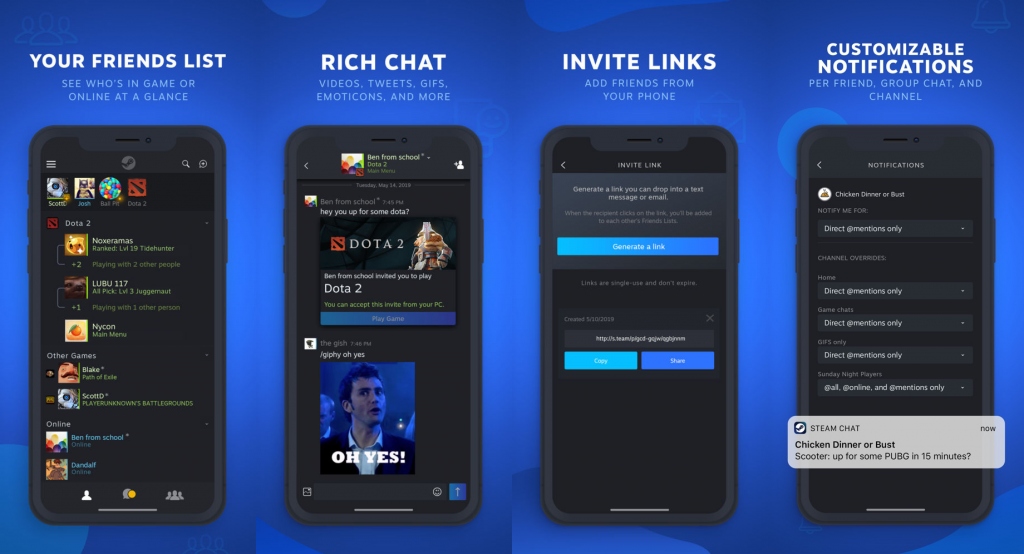 Valve Launches New Steam Chat App for iOS, Android