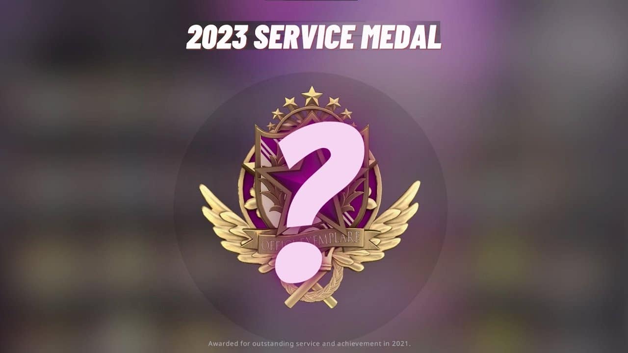 2023 Service Medal Colors : r/GlobalOffensive