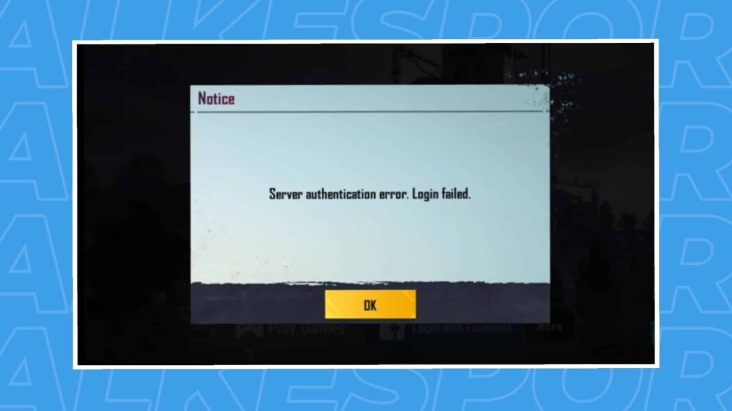  PUBG Mobile Server Authentication Error What is it and 