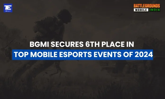 BGMI Secures 6th Place in Major Mobile Esports Events of 2024