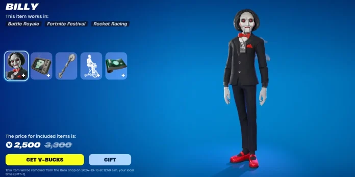 Billy the Puppet Fortnite