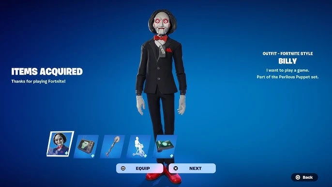 Billy the Puppet Fortnite