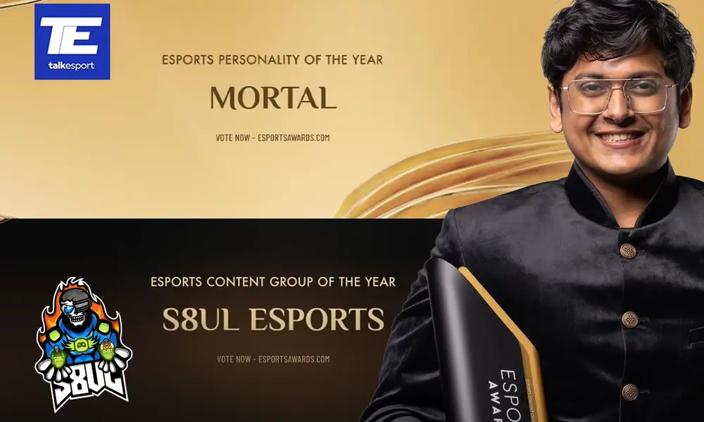 Mortal and S8UL Earn Third Nomination in Esports Awards 2024 TalkEsport