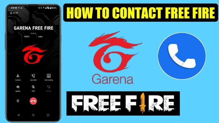 Free Fire Max customer support guide showing step-by-step instructions for players.