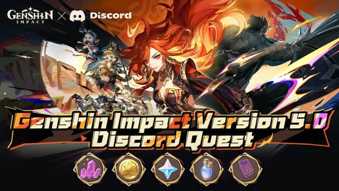 Genshin Impact 5.0 Discord Quest