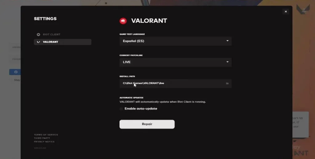 How to Change Valorant Install Path