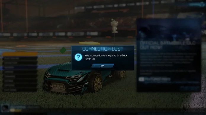 How to Fix Rocket League Error 71