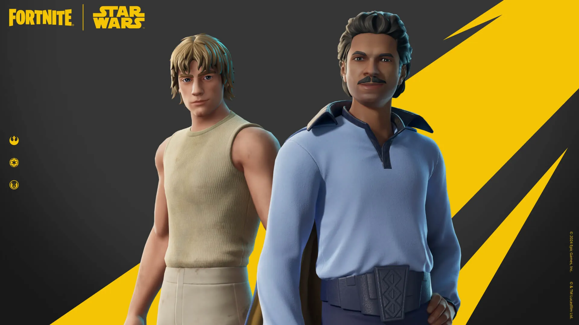 Fortnite Dagobah Luke and Yoda skin and Back Bling from Chapter 5 Season 2