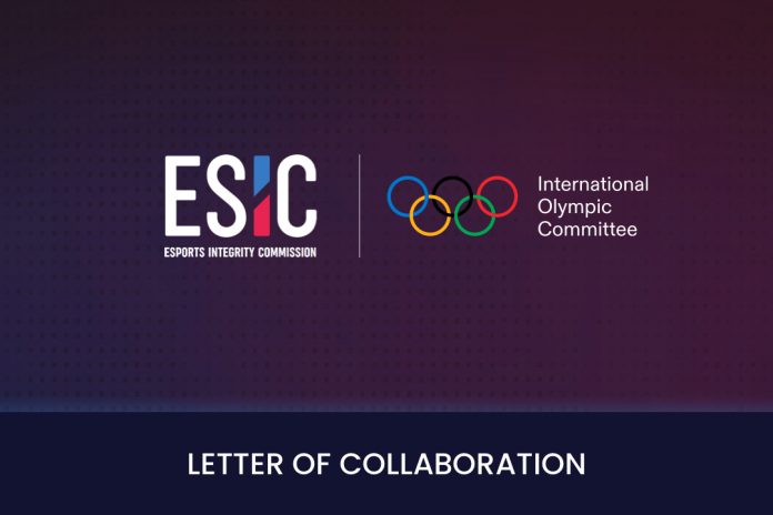 ESIC and IOC representatives discussing esports integrity initiatives