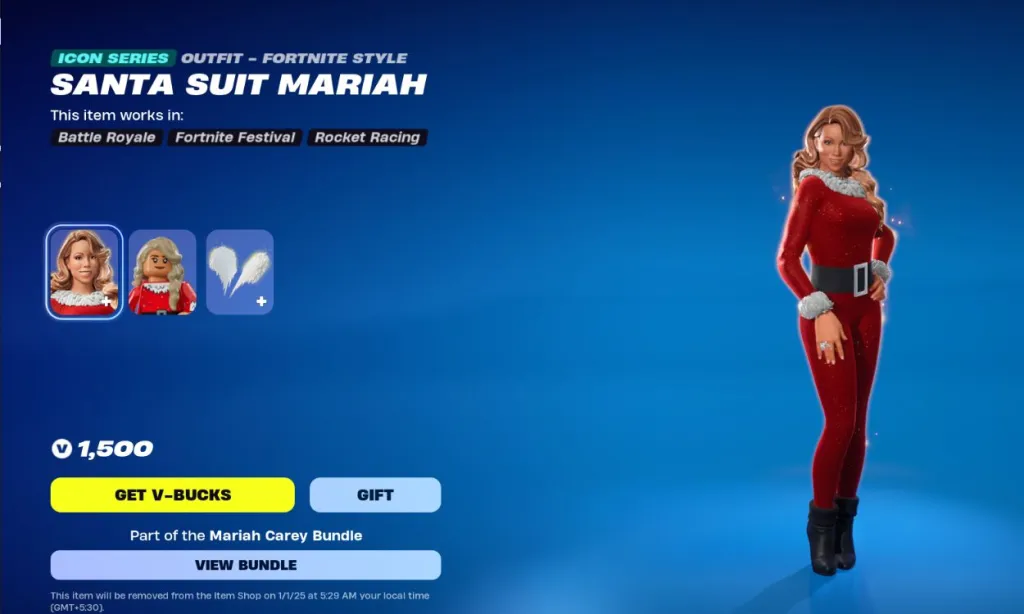 Mariah Carey Skins Fortnite