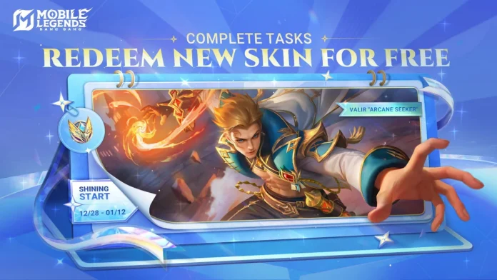 Mobile Legends Valir Arcane Seeker Skin Free - Shining Start Event 2025