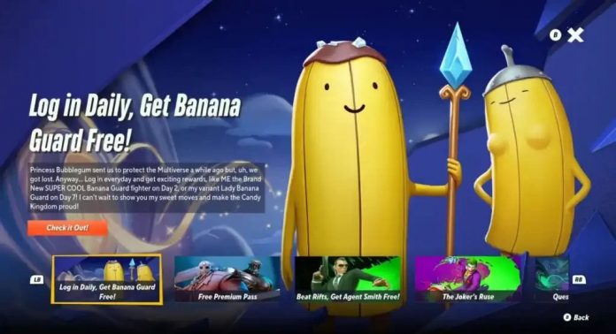 Banana Guard in Multiversus performing his special moves and attacks