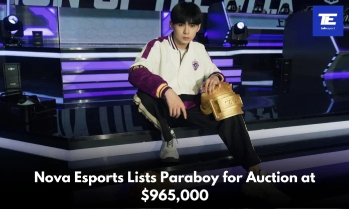 Nova Esports Lists Paraboy for Auction at $965,000