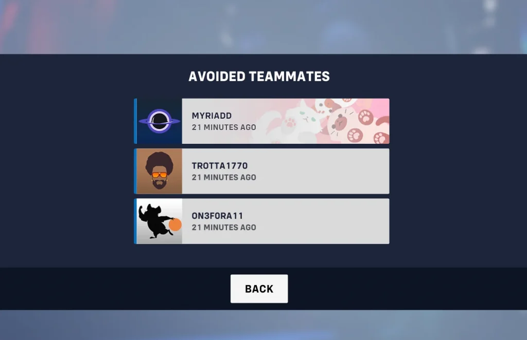 Overwatch 2 avoid teammates