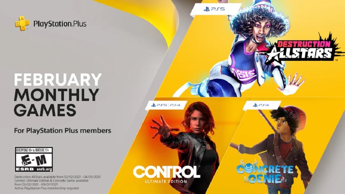 PlayStation Plus free games for February 2021 revealed