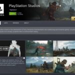 PlayStation Studio Steam page