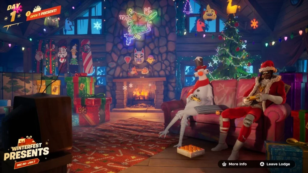 Santa Snoop Dogg skin Fortnite
