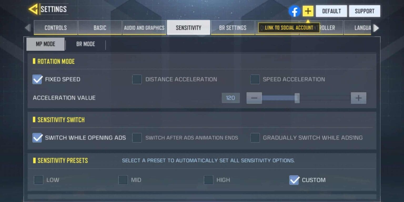 How to find your best sensitivity in Call of Duty: Mobile