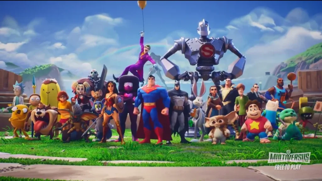 Multiversus Roster featuring characters from Warner Bros. franchises
