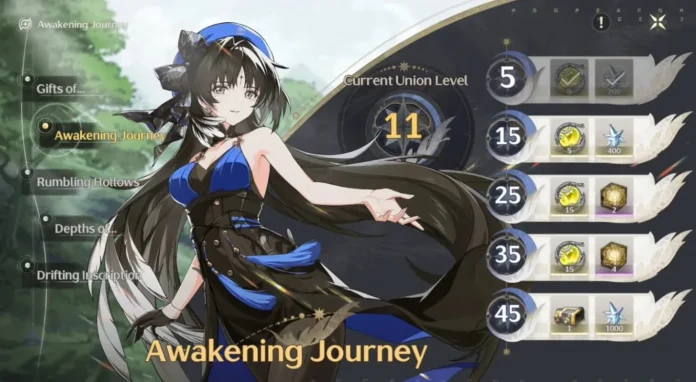 Players earning 5 Star weapons in Wuthering Waves Awakening Journey Event