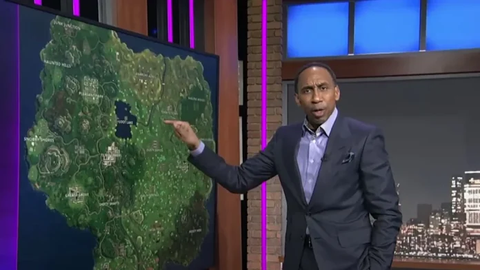 Stephen A. Smith takes on Fortnite, expressing his wish for a dedicated in-game skin in a surprising pop culture crossover.