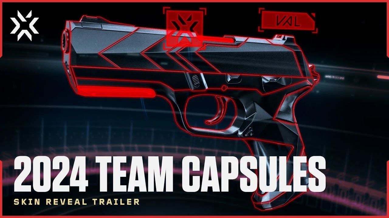 All VCT Team Capsules Skins, Gun Buddies, Player Cards & More