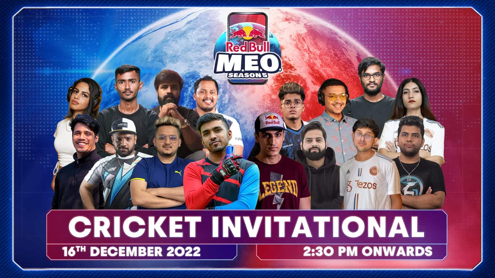 Red Bull M.E.O. Cricket Invitational in Mumbai on 16th December