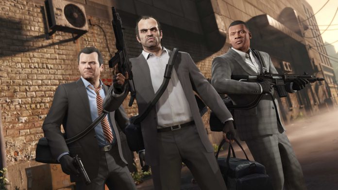 GTA 5 character using cheats in-game