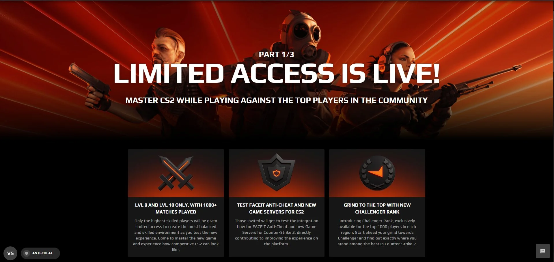 FACEIT launches new $100,000 path to pro as CS2 becomes playable on its  platform