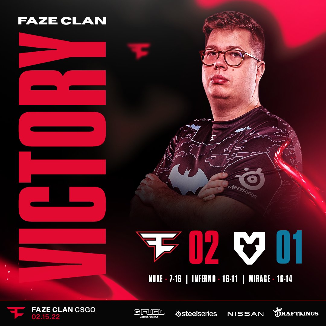 Faze clan vs. FAZE up.