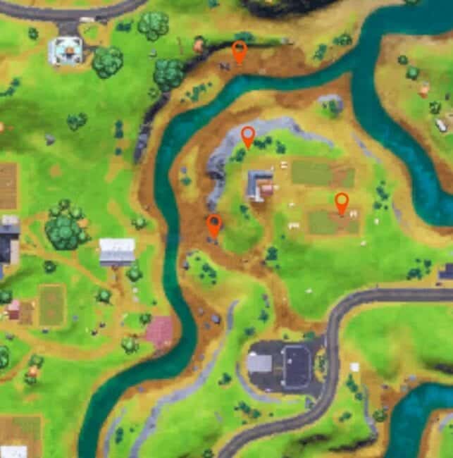 FORTNITE FARM CLUES LOCATIONS 