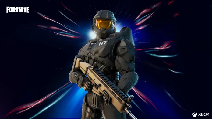 The Matte Black Master Chief skin In Fortnite