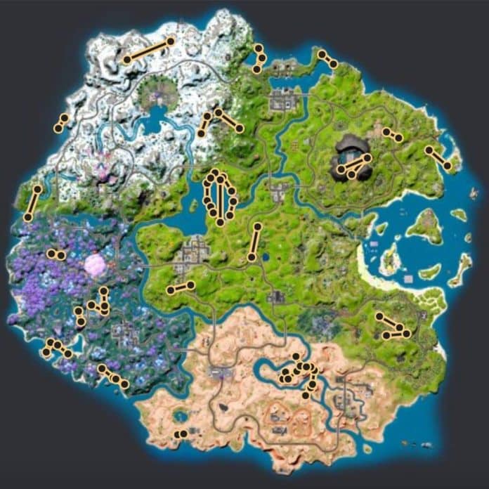 Zipline Locations in Fortnite Chapter 3 Season 3 - TalkEsport