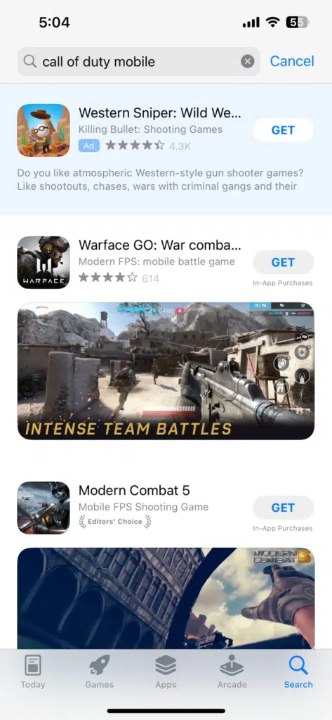 App Store - Answer the call, soldier. Call of Duty: Mobile is out now!  Iconic characters, maps, and modes—they're all here. Play free. #CODMobile  apple.co/CallOfDutyMobileGame