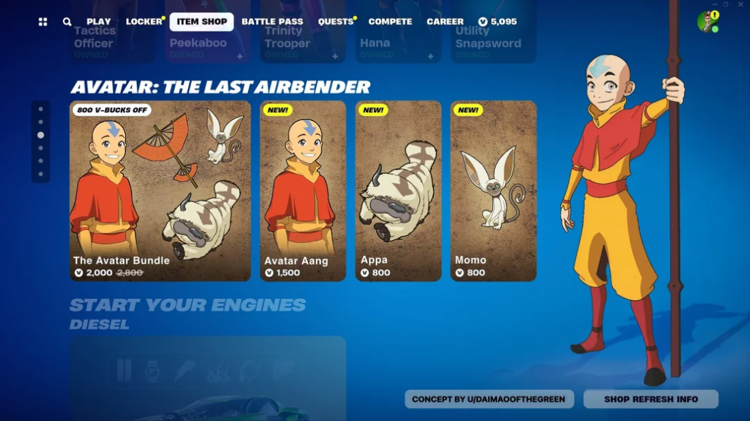 Fortnite Avatar The Last Airbender Collaboration Release Date And Time Talkesport 1468