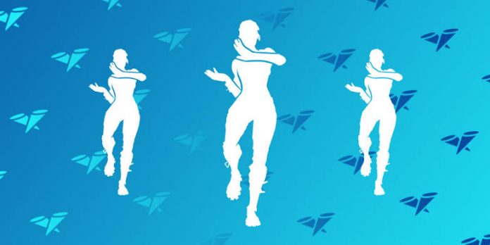 Fortnite character performing the Hit it emote from Chapter 2 Season 6