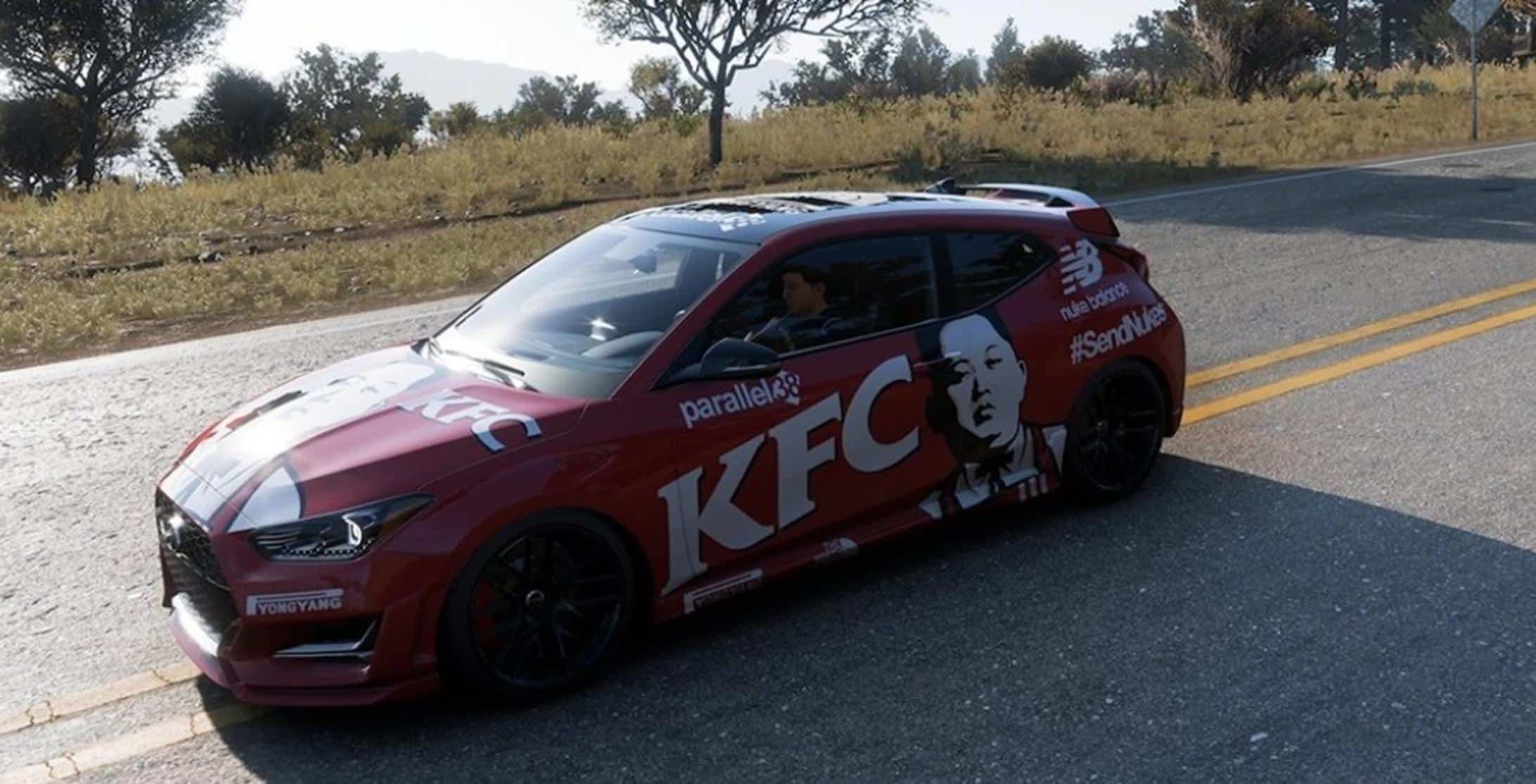 Gamer Banned for 8,000 Years From Forza After Designing Kim Jong-Un KFC Car