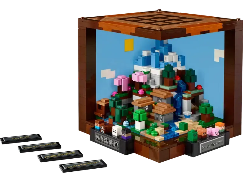 LEGO Releases Minecraft Crafting Table Set