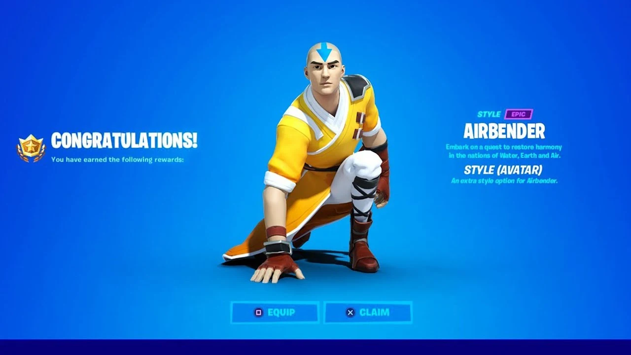 Fortnite Avatar: The Last Airbender Collaboration - Release Date and Time