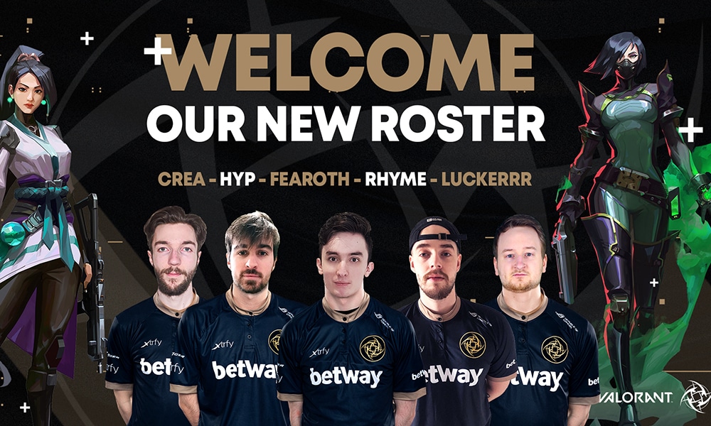 NiP announces new Valorant lineup