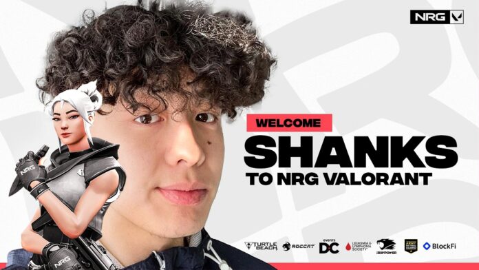 shanks nrg valorant roster