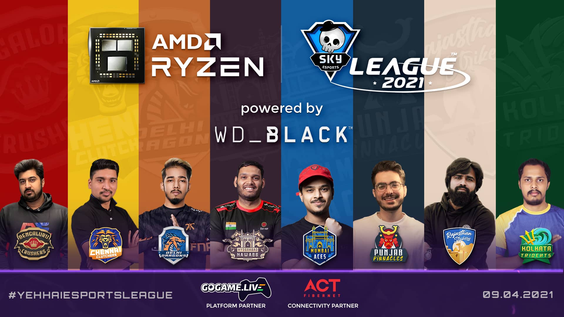 AMD Ryzen Skyesports League 2021 powered by WD Black announced