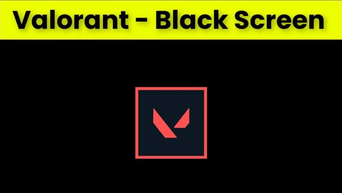 Valorant player resolving the black screen issue on a Windows 11 gaming setup.